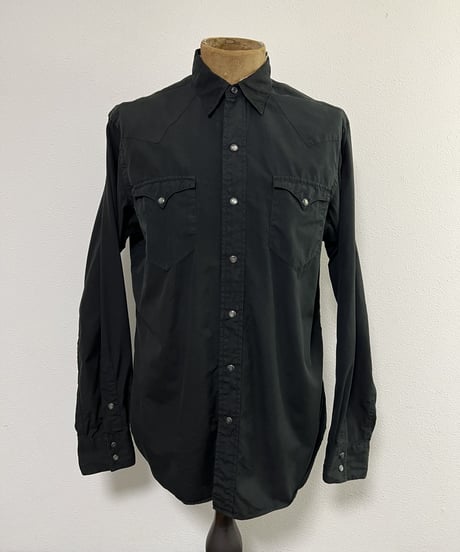 『Ralph Lauren』 Black western shirt.