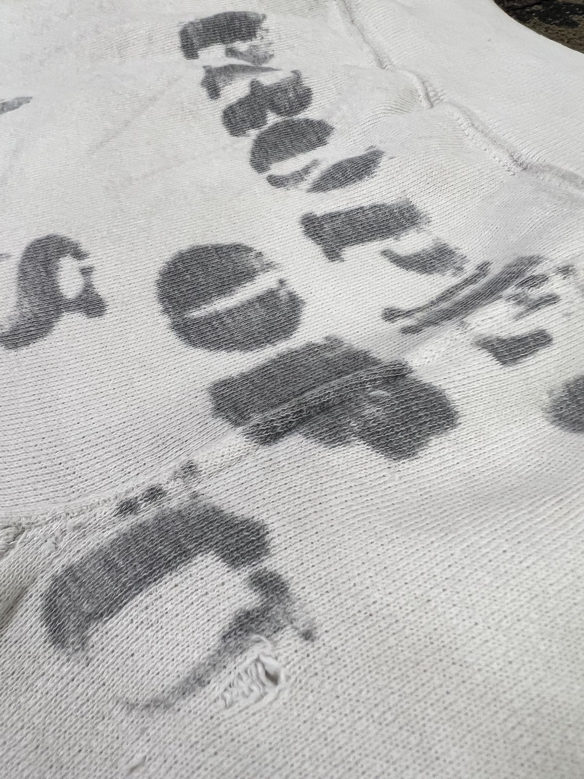 1940s~1950s Training sweatpants with stencils.