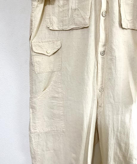 Mid-20th century French army jumpsuit.  ( Dead Stock )