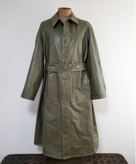 Around the 1960s,  British Rubber Raincoat.
