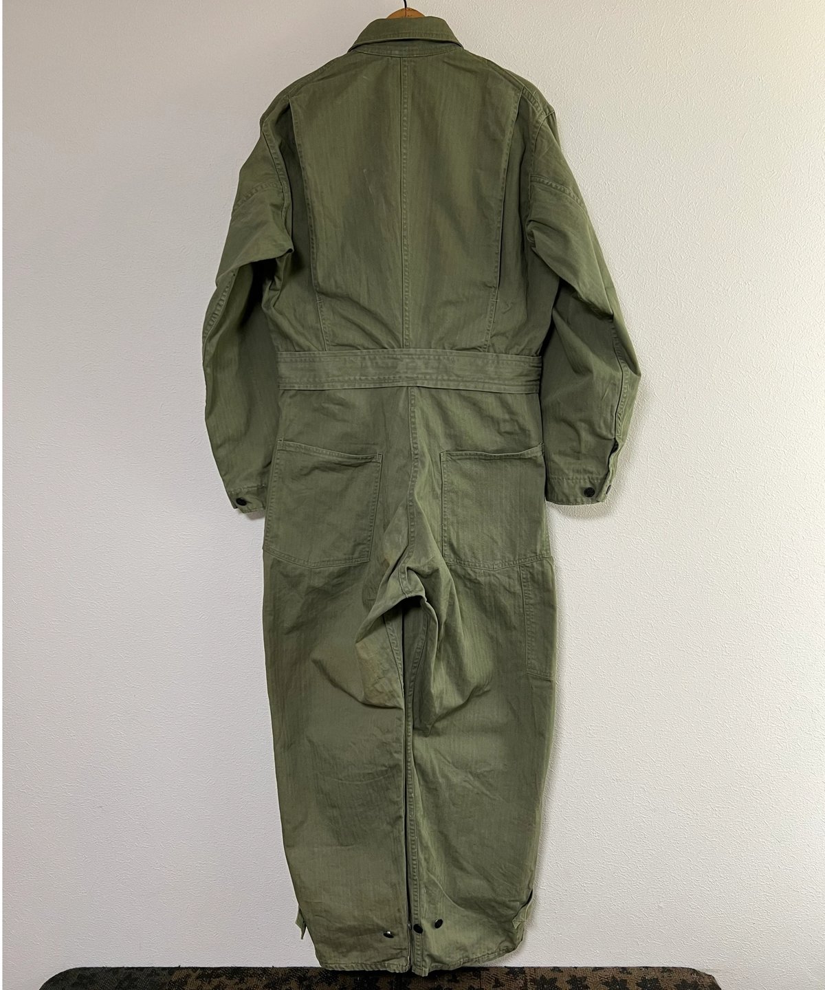 40's 【vintage】 US.ARMY HBT ALL-IN-ONE