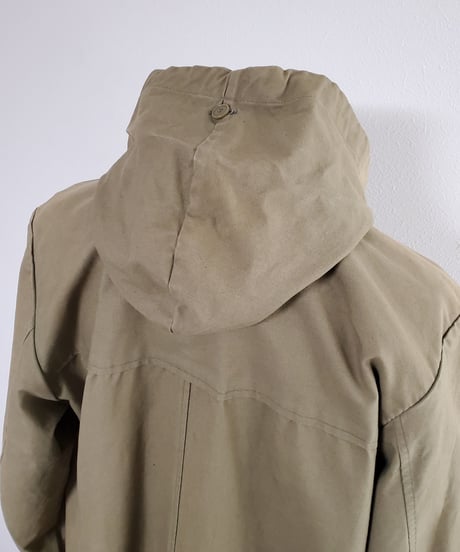 German olive color cotton coat.