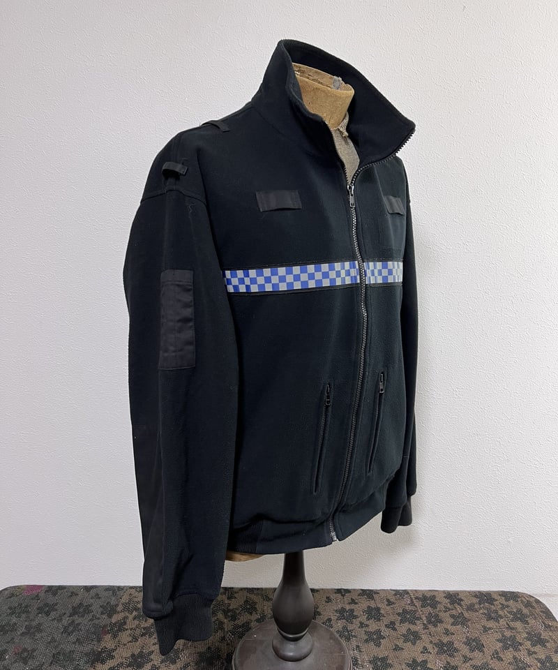 イギリス　警察 POLICE ブラック フリースジャケット（新品）