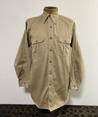 Around 1950s U.S. cotton work shirt.