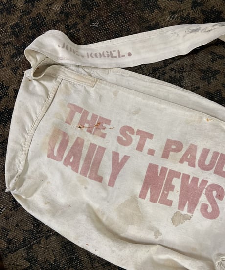 Around 1930s American news paper bag.『THE ST. PAUL DAILY NEWS』