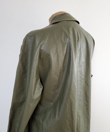 Around the 1960s,  British Rubber Raincoat.