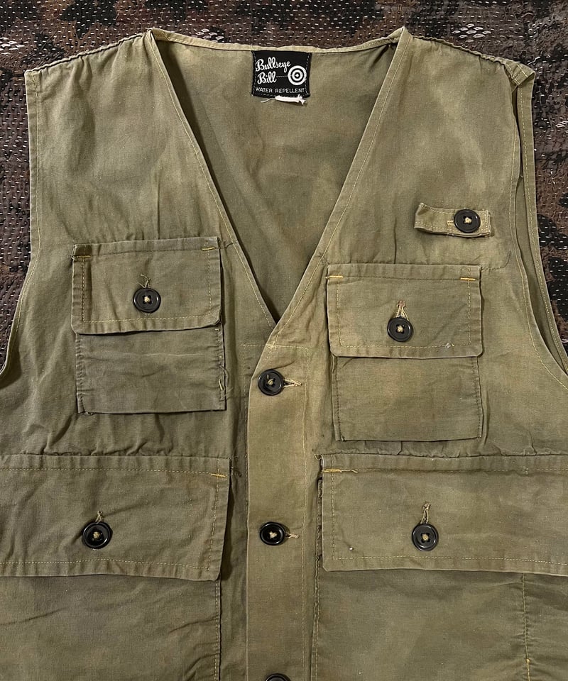 50s〜60s Bullseye Bill ハンティングベスト　ツートンカラー Bullseye Bill(ブルズアイビル) – ataco garage blog