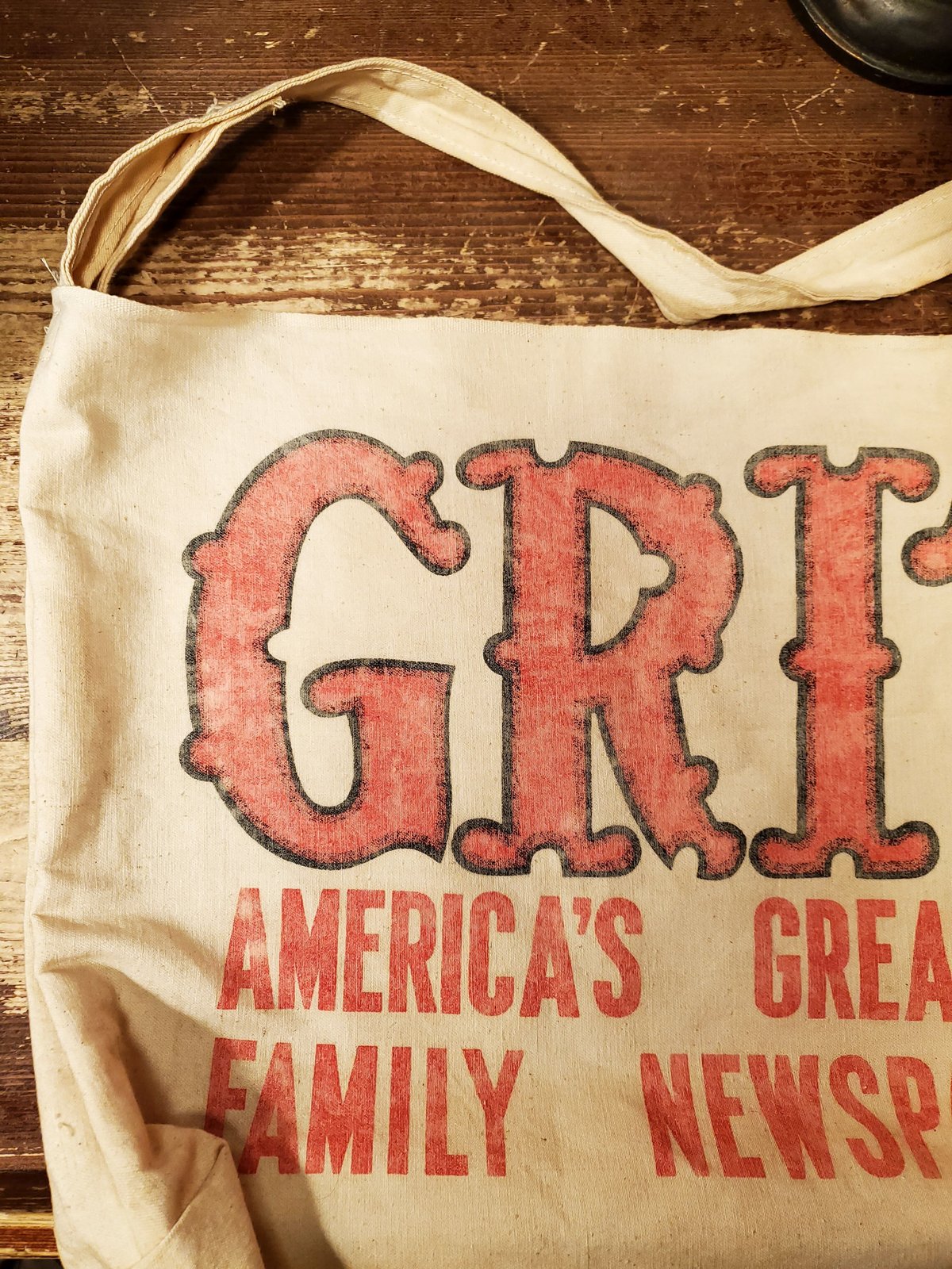 1950s~1960s GRIT 】 Newspaper bag. | VINTAG...
