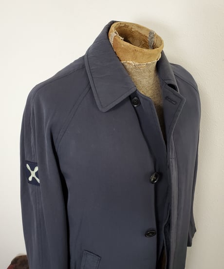 ~1970s British Army Rain coat.  ( BLUE GREY )  ①