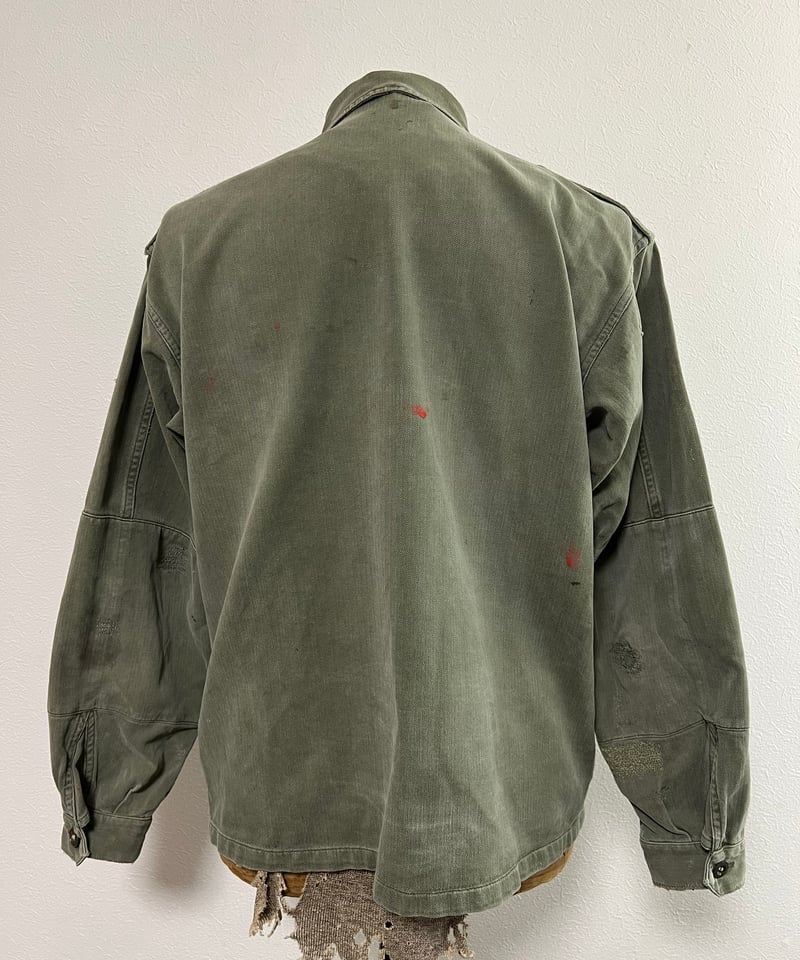 ジャケット・アウター 60s German army cotton linen HBT Around the 1960s, 