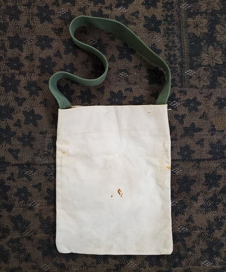 Mid-20th c,   American canvas tool bag.