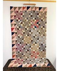 19th–Early 20th Century Fabric / Hand-Sewn Quil