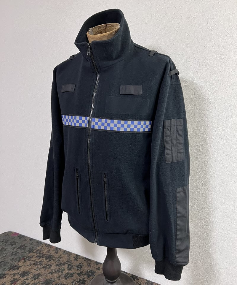 イギリス　警察 POLICE ブラック フリースジャケット（新品）