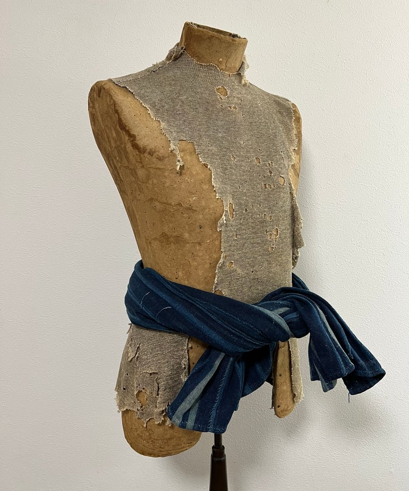 Striped indigo fabric From 