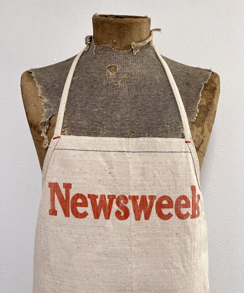 circa 1950's 『NEWSWEEK』Canvas apron. | VINTAGE AIR