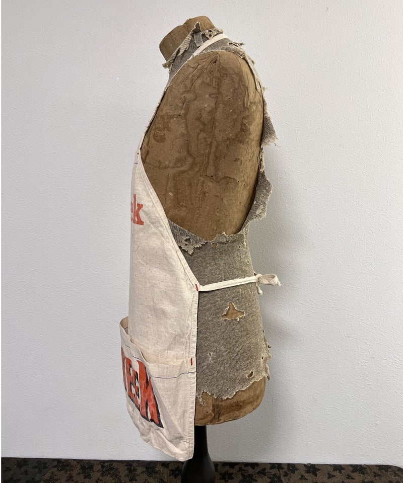 旧VAN 1976年頃、SCENEのナイロンエプロン店内ディスプレイ品 circa 1950's 『NEWSWEEK』Canvas apron. | VINTAGE AIR