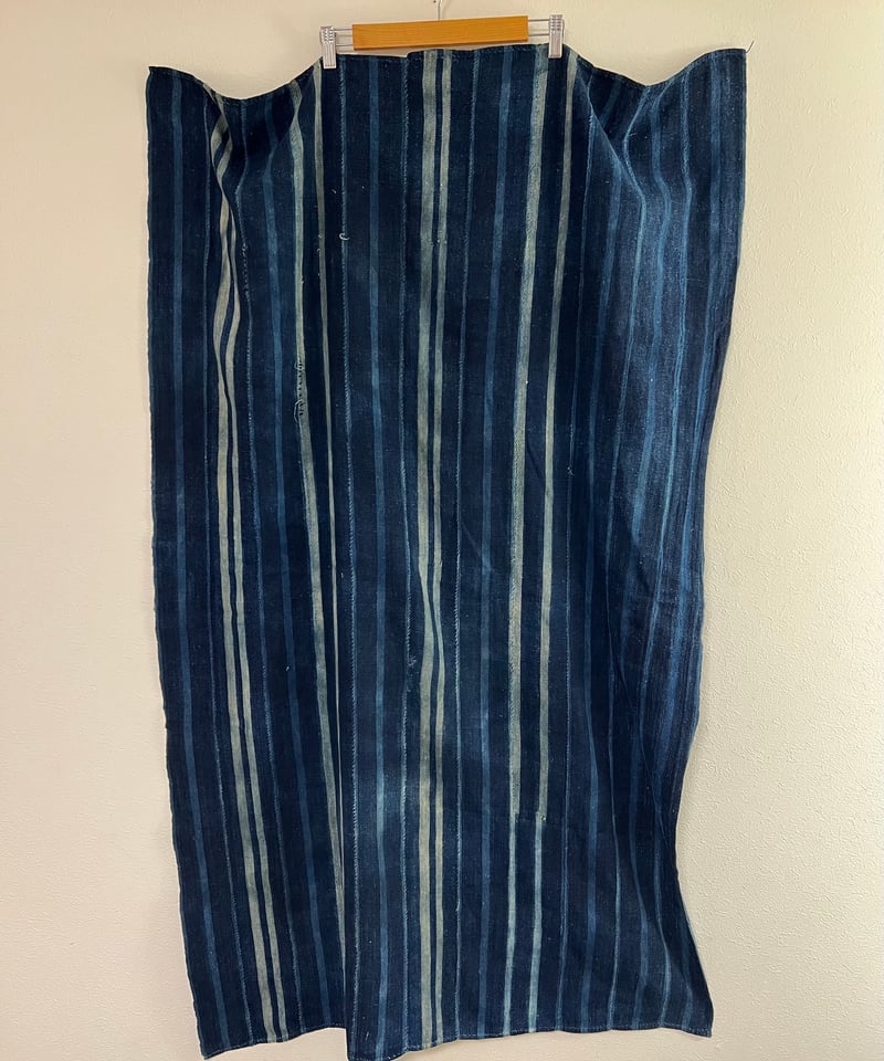Striped indigo fabric From 