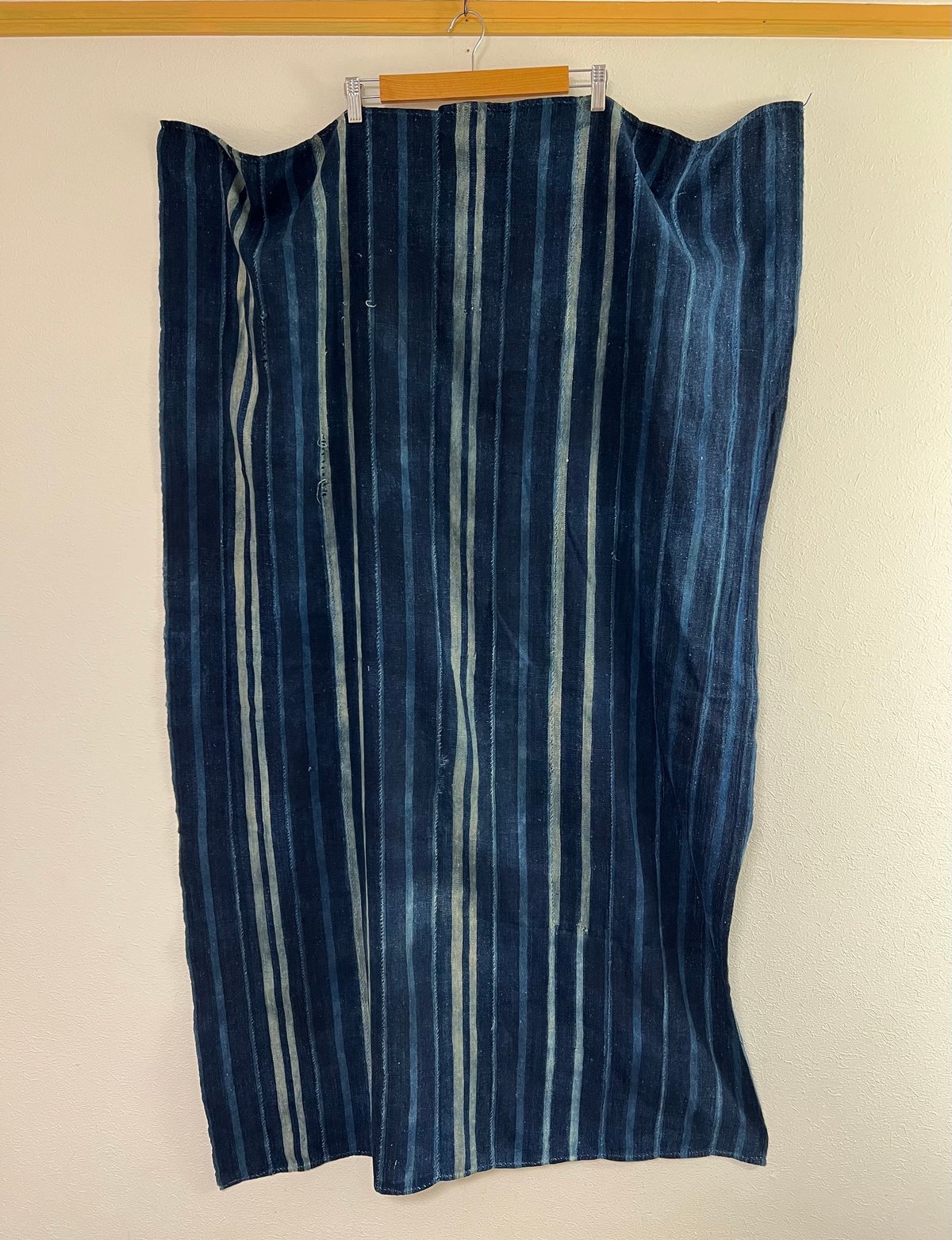 Striped indigo fabric From 