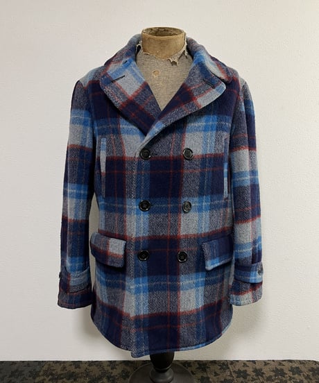 Circa 1960s "HERCULES"  Wool check P-coat.