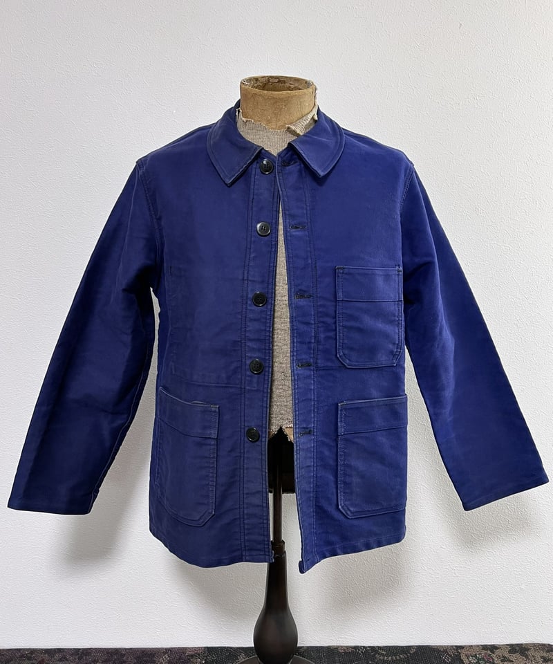 1960's blue moleskin work jacket
