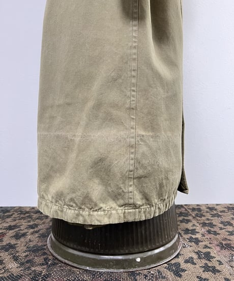 "1960s Canadian army"  Gabardine Raincoat.