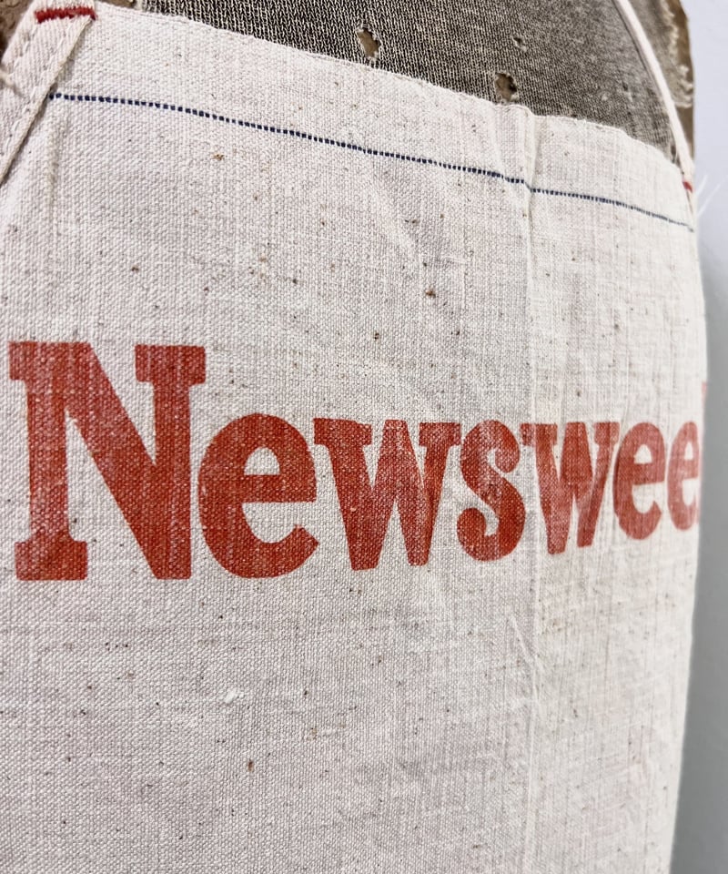 circa 1950's 『NEWSWEEK』Canvas apron. | VINTAGE AIR