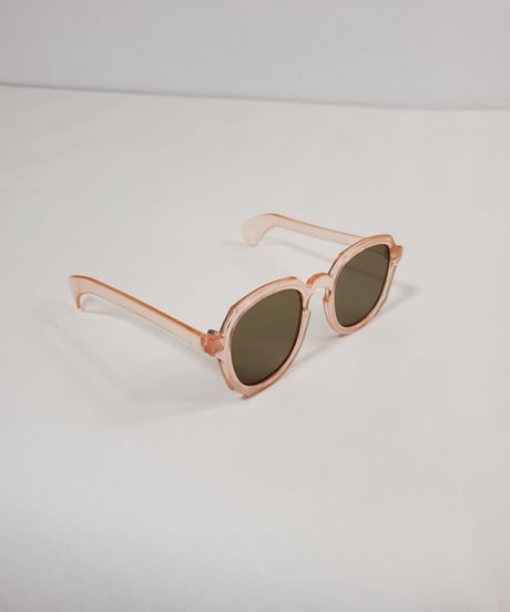 1960s  American clear orange frame sunglasses.