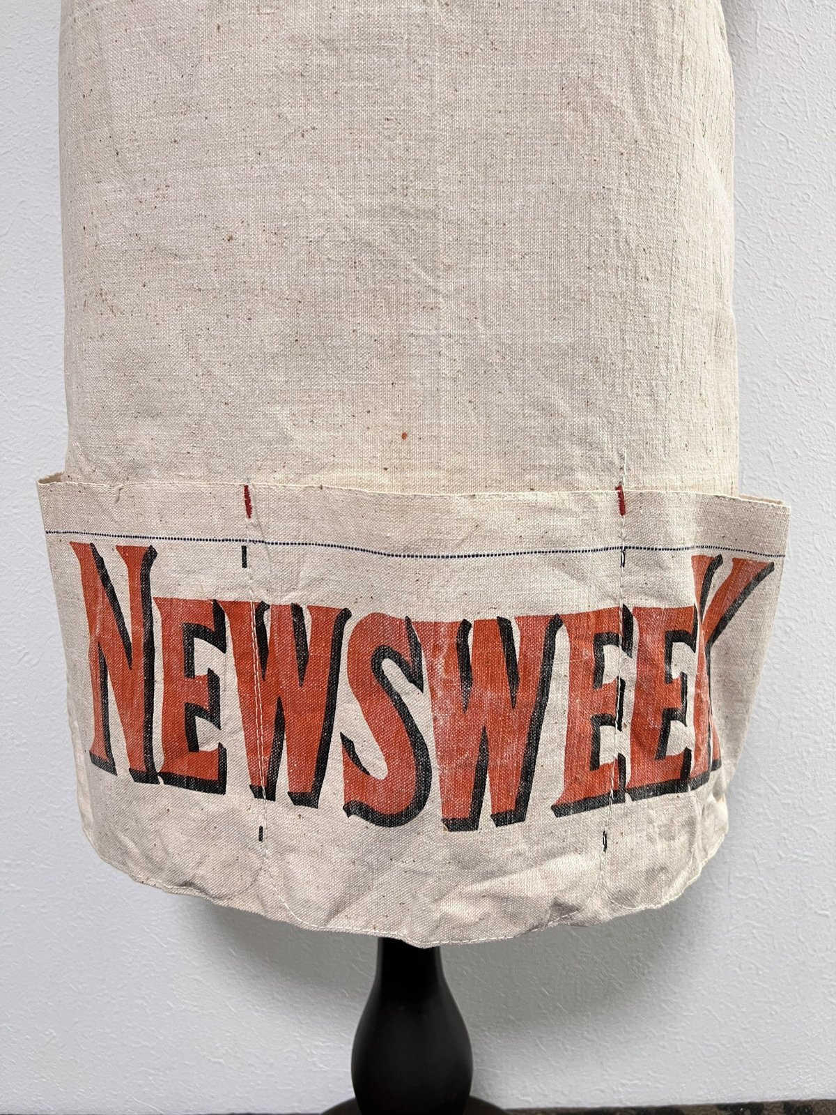 circa 1950's 『NEWSWEEK』Canvas apron. | VINTAGE AIR