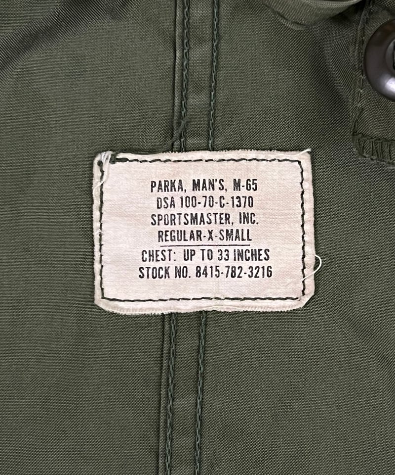 1970s~ U.S.ARMY M-65 Parka. (Size XS-R) | VINT