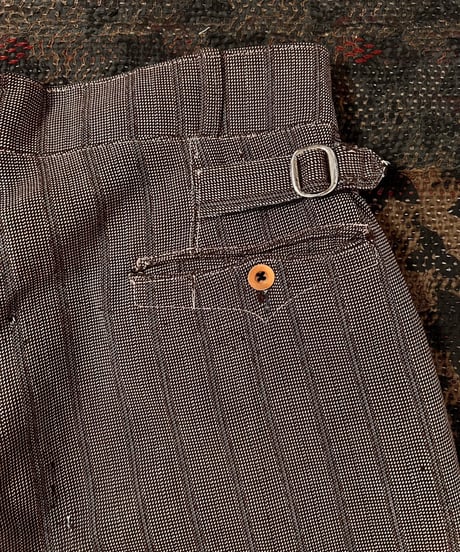 Circa 1940s French wool golf pants.
