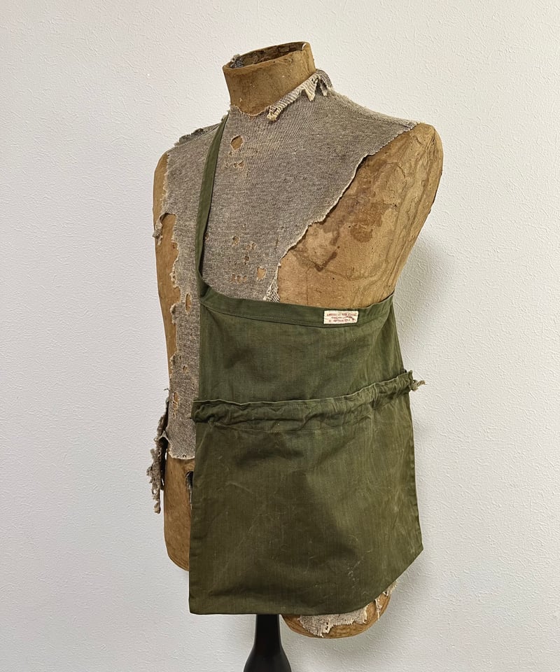 40's AMERICAN RED CROSS WW2 HBT APRON BAG  | 確認用