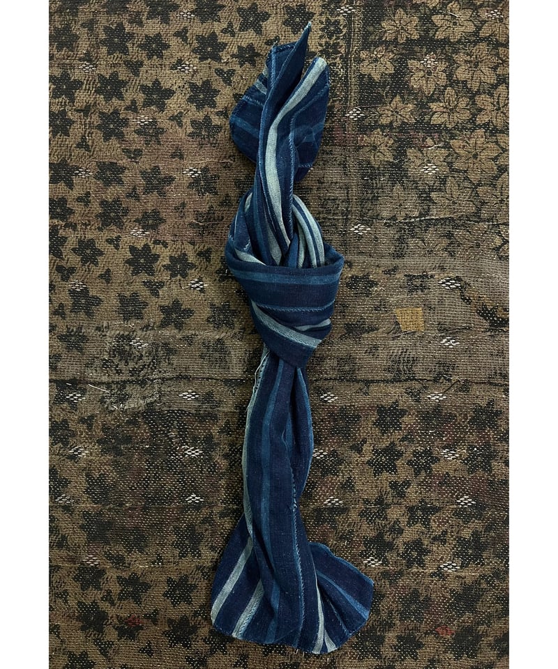 Striped indigo fabric From 