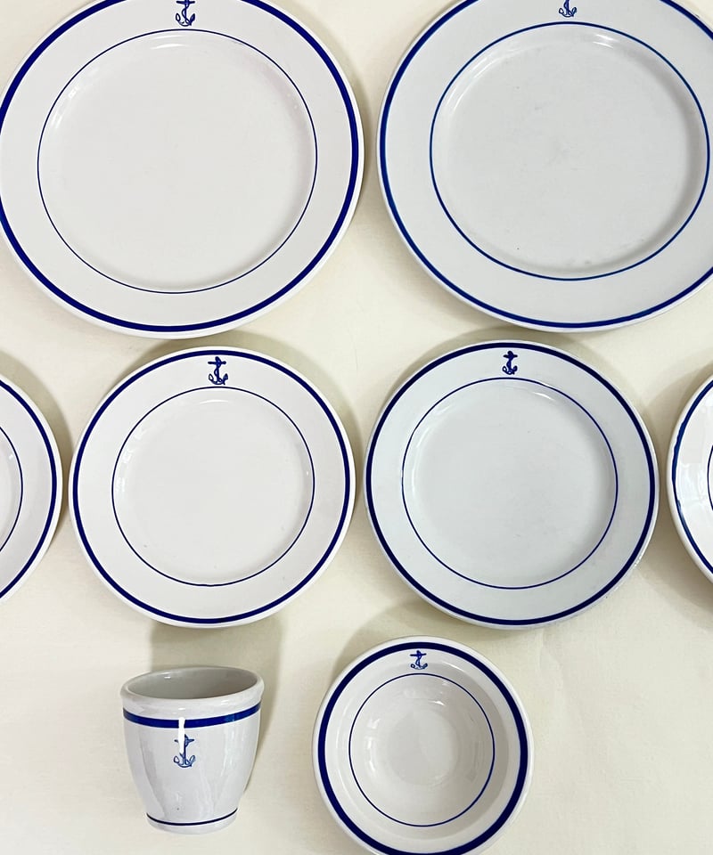 ビンテージUS NAVY 皿セット ビンテージUS NAVY 皿セット