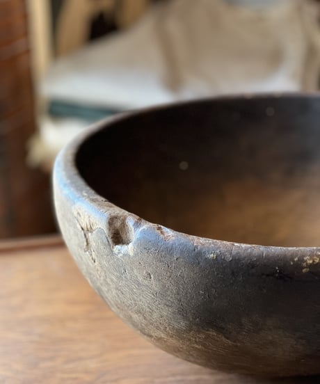 Mid-19th century Native American wooden bowl.