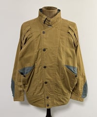 1980s~ Bicolor jacket with decorative straps.