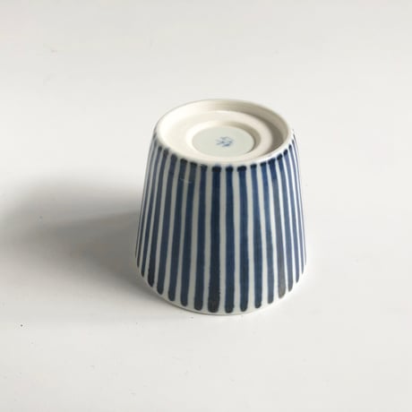 砥部焼 梅山窯 そば猪口 （小）十草〈新品〉