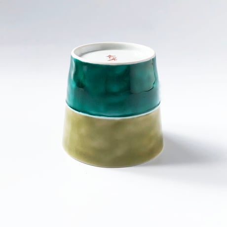 九谷焼 マルヨネ 陶芸窯 和陶房 カップ 色釉〈新品〉