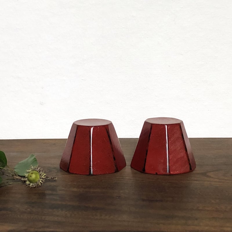 紀州漆器 根来塗 ミニ 八角鉢 2セット〈新品〉 | 器屋 HAKOBE