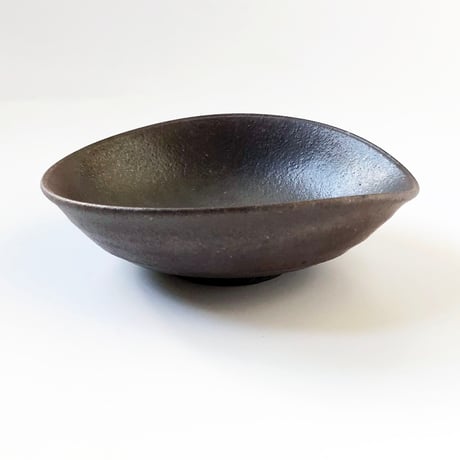 伊賀焼 長谷園 いぶし アケビ小鉢〈新品〉