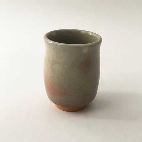 萩焼 緑栄窯 湯呑み（化粧）木箱入〈古物〉
