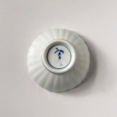 有田焼 其泉 白磁 菊割 丸千代口〈新品〉