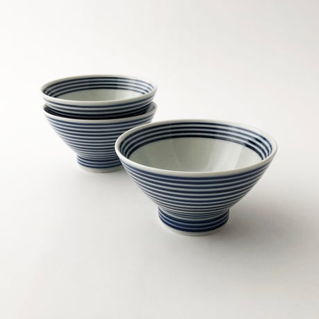 波佐見焼 藍駒 茶碗〈新品〉
