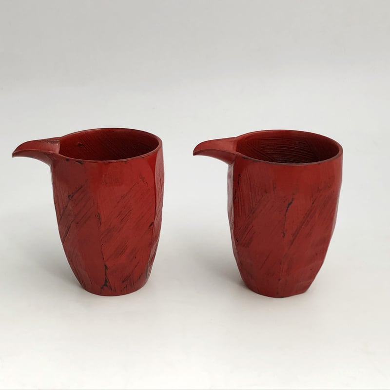 紀州漆器 根来塗 片口（大）2セット〈新品〉 | 器屋 HAKOBE