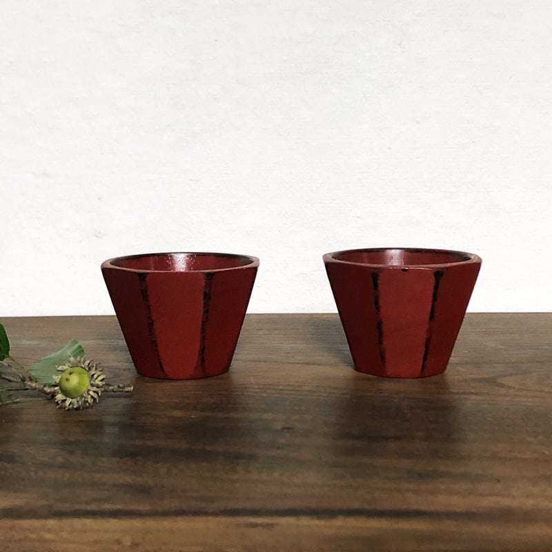 紀州漆器 根来塗 ミニ 八角鉢 2セット〈新品〉 | 器屋 HAKOBE