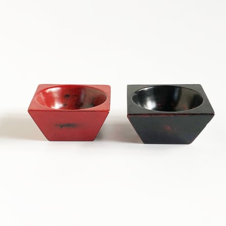 紀州漆器 ミニ鉢 四角〈新品〉