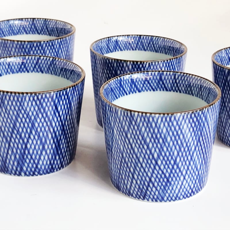 有田焼 其泉 藍千綾福文 そば猪口〈新品〉 | 器屋 HAKOBE