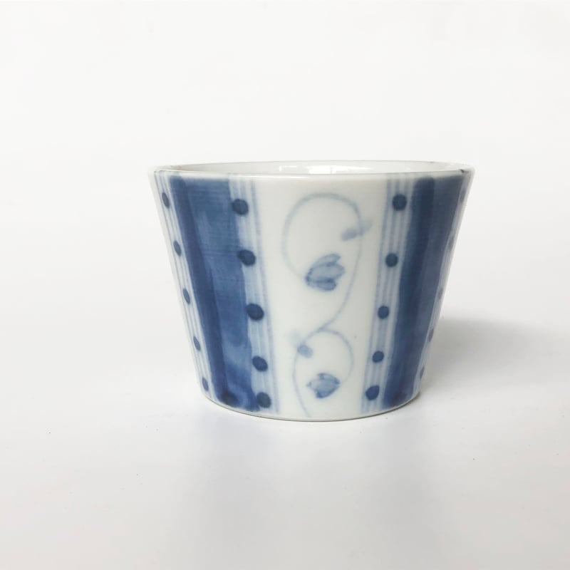 九谷焼 九谷青窯 蕎麦猪口 割取小花〈新品〉 | 器屋 HAKOBE