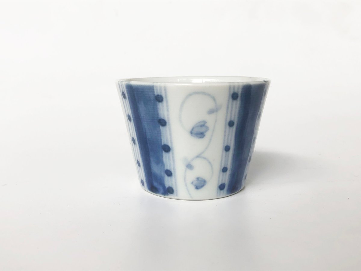九谷焼 九谷青窯 蕎麦猪口 割取小花〈新品〉 | 器屋 HAKOBE