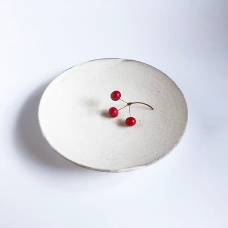 加藤益造 皿 白〈新品〉