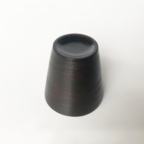 紀州漆器 漆塗り 木製フリーカップ〈新品〉